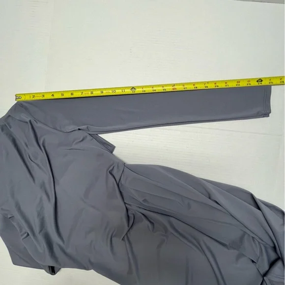 NWT Topshop Asymmetrical Crepe Sheath Dress Long Sleeves Lavender Purple Sz 4 - Picture 14 of 16